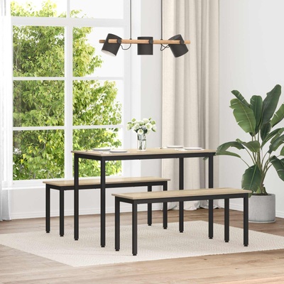 vidaXL Пейка Сонома 110 x 35 x 45 cm Инженерно дърво (892597)