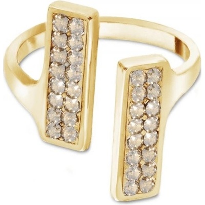 Spark Prsten zlatý se Swarovski Elements Glow PGFMP1GS Golden Shadow