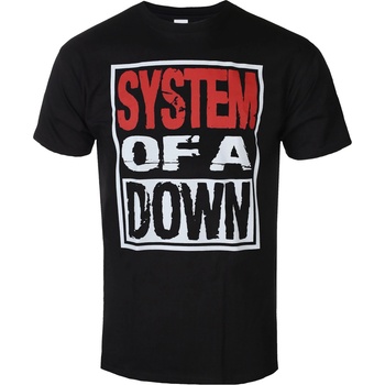 HYBRIS Мъжка тениска System Of A Down - Лого - Черно - HYBRIS - WMX-1-SOAD006-H92-3-BK