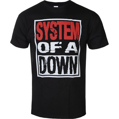HYBRIS Мъжка тениска System Of A Down - Лого - Черно - HYBRIS - WMX-1-SOAD006-H92-3-BK