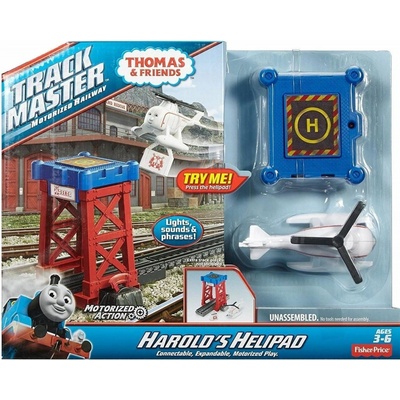 Haroldova helipadová dráha Thomas & Friends Trackmaster so svetlami a zvukmi zapečatená