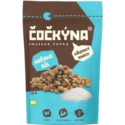 Čočkýna BIO Křupavá čočka Mořská sůl 40 g