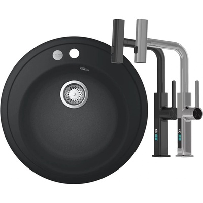 Grohe Композитна мивка + Смарт смесител с дигитален дисплей 31656AP0-VS-0354 (31656AP0-VS-0354)