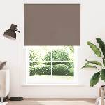 vidaXL Ролетна щора, затъмняваща, кафява, 160x210 см, ширина на плата 156, 6 см, полиестер (4011062)