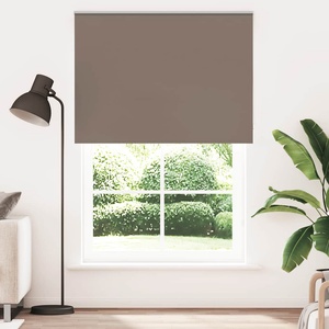 vidaXL Ролетна щора, затъмняваща, кафява, 160x210 см, ширина на плата 156, 6 см, полиестер (4011062)
