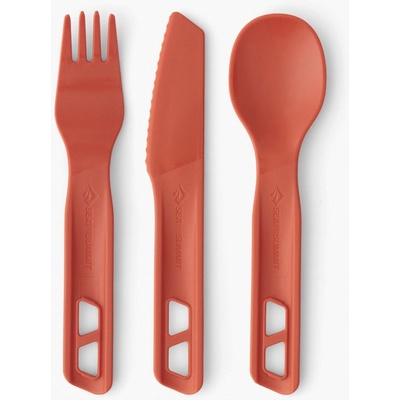 Sea to Summit Passage Cutlery Set 3 Piece Цвят: червен
