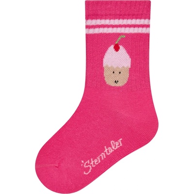 Sterntaler Детски спортни чорапи Sterntaler Kids' Socks Muffin Sports socks - Magenta - размер 22 (EU) (207-1252-0111)