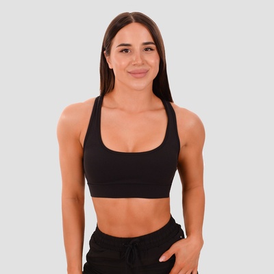 GymBeam Спортен сутиен Mesh Panel Black S