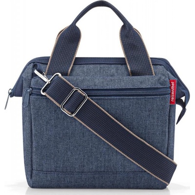 Reisenthel Allrounder Cross Herringbone dark blue