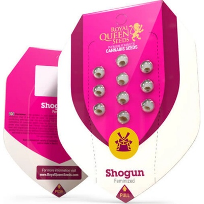 Royal Queen Seeds Shogun semienka neobsahujú THC 10 ks