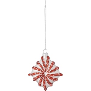 Bloomingville Стъклена Коледна украса 9 cm Candy - Bloomingville (82060023)
