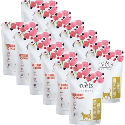 4Vets NATURAL 4Vets Cat Natural Veterinary Exclusive URINARY NON-STRUVITE 12 x 85 г