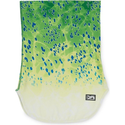 PELAGIC Мултифункционална кърпа/маска за лице PELAGIC UPF 30+ SUNSHIELD FISHING NECK GAITER Dorado Green
