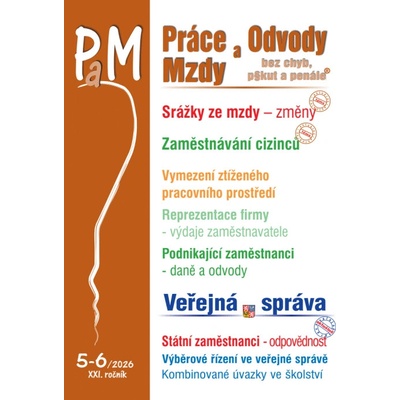 PaM č. 5-6 / 2026 - Změny srážek ze mzdy