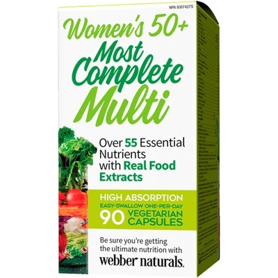 Webber Naturals Women’s Most Complete Multi 50+ [90 капсули]
