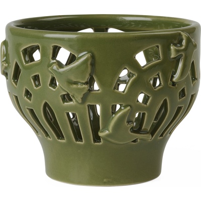 Kähler Свещник за чаена свещ Orangery Green Garden 9, 5 см (691203)