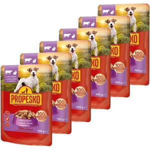 Propesko Dog Консерва говеждо-зайче в сос 6 x 100 г