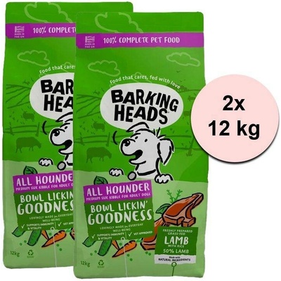 Barking Heads All Hounder Bowl Lickin Good Lamb 2 x 12 kg