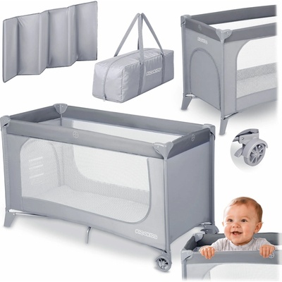 Ricokids 125 x 65 x 78 cm sivo-mätové RK-240