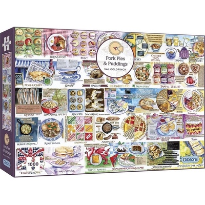 Gibsons Pork Pies & Puddings 1000 dielov