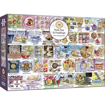 Gibsons Pork Pies & Puddings 1000 dielov