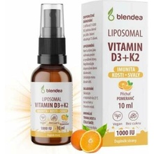 Blendea Liposomal vitamín D3 + K2 sprej príchuť pomaranč 10 ml