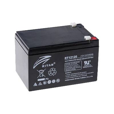 Оловна Батерия (RT12120) AGM 12V / 12 Ah - 151 / 98 / 95mm терминал2 RITAR (RITAR-RT12120)