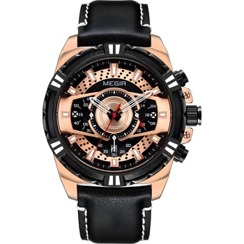 MEGIR Часовници megir ka-38558 - Черен / Златен kp38558 (ka-38558)