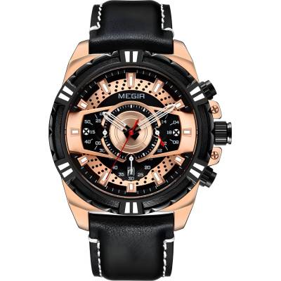 MEGIR Часовници megir ka-38558 - Черен / Златен kp38558 (ka-38558)