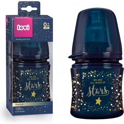 LOVI lahev Stardust modrá 120ml