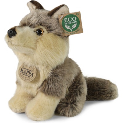 Rappa Плюшена играчка Rappa Еко приятели - Вълк, седящ, 18 cm (866898)