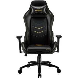 Tesoro Alphaeon S3 Черно-жълт геймърски стол TS-F720 (YE) (TS-F720 (YE))