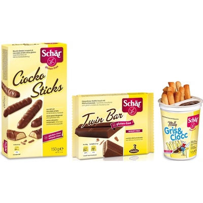 Schär Bezlepkové tyčinky SCHÄR sladké 64,5 g