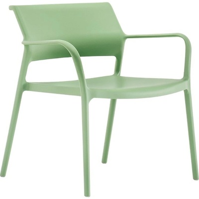 Pedrali Zelené plastové křeslo Ara 316