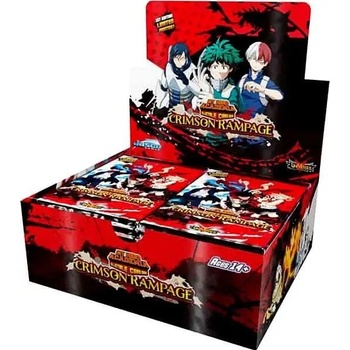 Blackfire Kartová hra My Hero Academia Crimson Rampage Booster Box