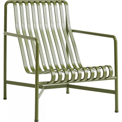Hay Křeslo Palissade Lounge Chair High vysoké olivové
