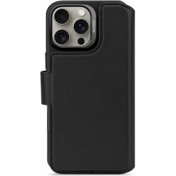 Decoded Декодиран кожен портфейл MagSafe Case с портфейл за iPhone 16 Pro Max - черен (D25IPO16PMDW5BK)