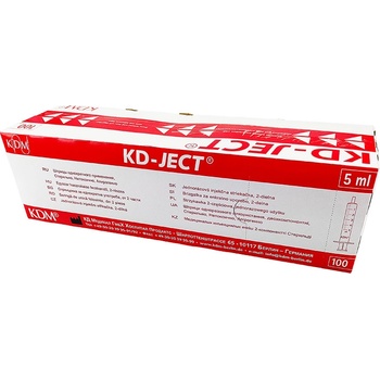 Injekčná striekačka KD-JECT 5 ml, 100 ks