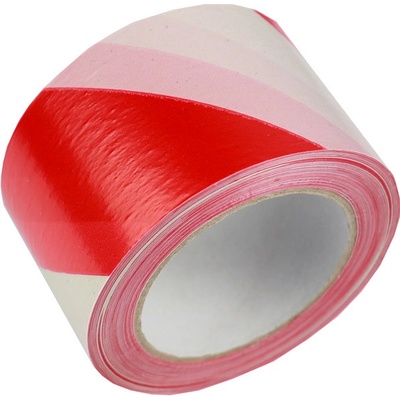 Magg Výstražná páska 70 mm 200 m červeno-biela