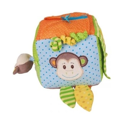 Bigjigs Toys - Магически цветен куб с маймунка (BB523)