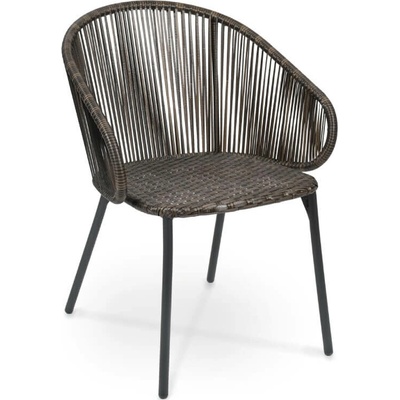 Fischer Möbel Záhradné kreslo BASIL 3560AS antracit