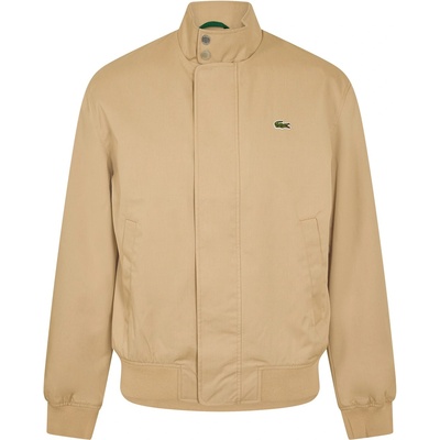 Lacoste Яке Lacoste Men's Twill Cotton Long Sleeve Harrington Jacket - Beige 02S