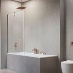 Radaway Параван за вана Radaway Modo New PNJ II, матирана медно-прозрачна, 50x150 см, стъкло 8 мм (10006050-93-01)