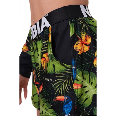 Nebbia kraťasy High Energy Double Layer/563 jungle green