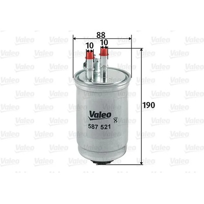 Palivový filtr VALEO 587521