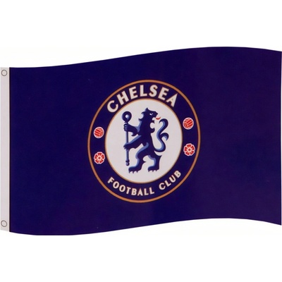 Chelsea FC Vlajka Chelsea FC, modrá so znakom, 152 x 91 cm