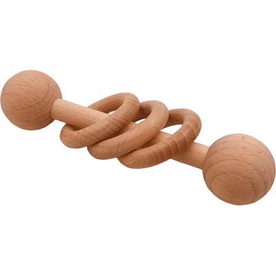 Smart Baby Бебешка дрънкалка с рингове Smart Baby - Пръчковидна (ACT144)