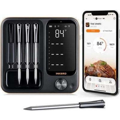 Teploměr BBQ bezdrátový WiFi & Bluetooth INT-14-BW Inkbird