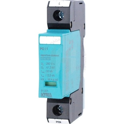 Zvodič KIWA PO II 1 R 75V/40kA C+D 82.023