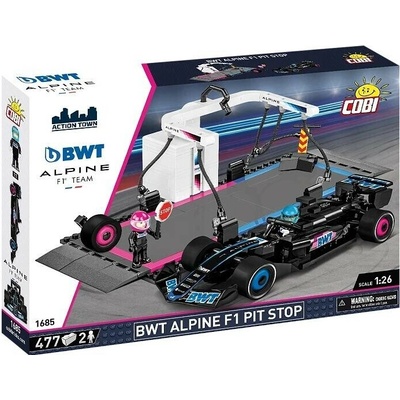 COBI 1685 Action Town Monopost BWT Alpine F1 Pit Stop 1:26
